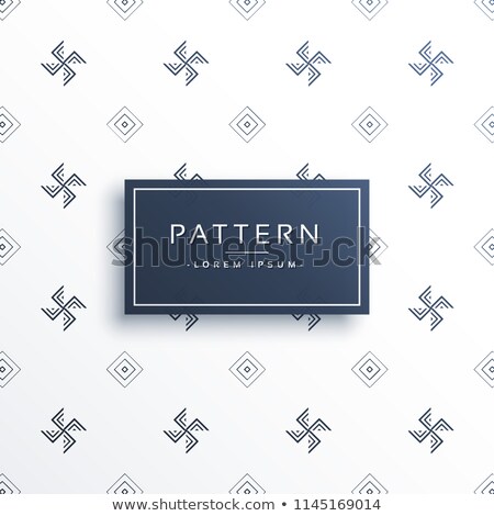 Stock fotó: Swastik Symbol Minimal Pattern Background