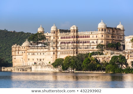 Сток-фото: Panorama Of Lake Pichola Lake Palace And City Palace Udaipur