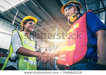 ストックフォト: Female Laborer Supervisor