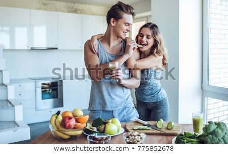 Stock fotó: Dieting Couple