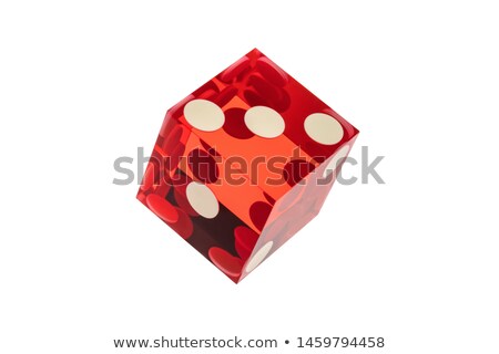 Stok fotoğraf: Two Dices On White Background