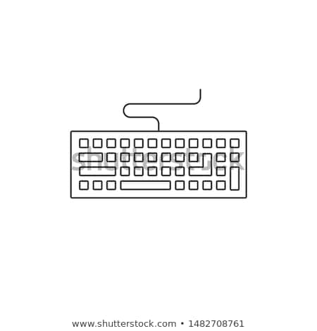 Foto d'archivio: Keyboard With Industry Button