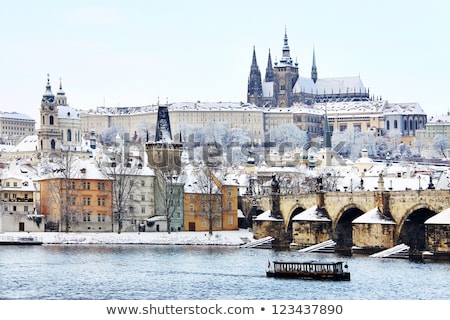 Stockfoto: Radcany · In · De · Winter · Praag · Tsjechië
