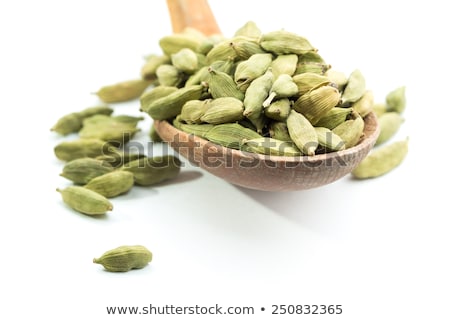 Stockfoto: Macro Closeup Of Organic Green Cardamom