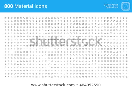 Foto stock: Set Of Web Icons For Website And Communication