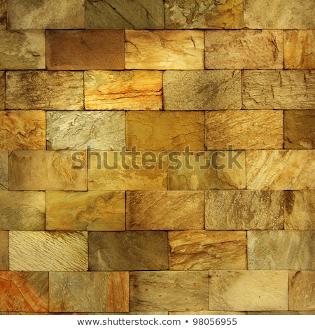 Foto stock: Old Wall Made Of Sandstone