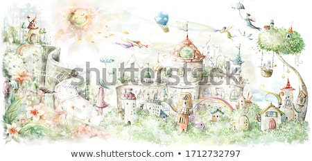 Foto stock: A Fairy Tale Forest House