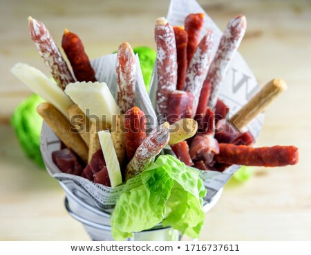 [[stock_photo]]: Snack Fuet Sausages
