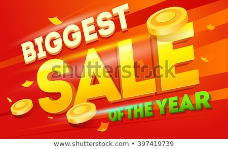 Stock foto: Biggest Sale Promotional Banner Design