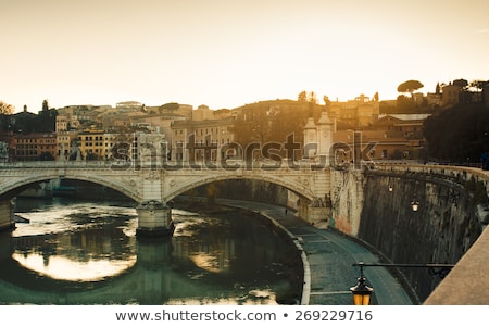 Stock photo: Ponte Vittorio Emanuele Ii Rome