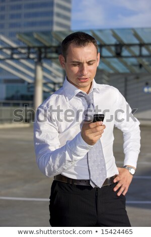 Stock fotó: Foreman Reading Sms