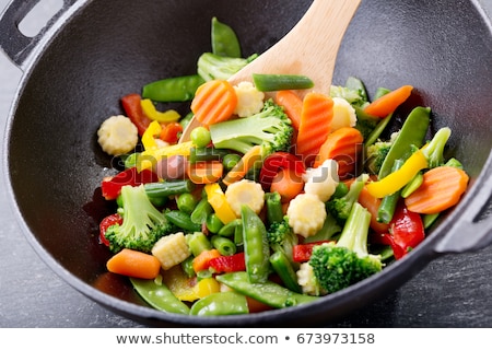 Stock fotó: Preparing A Stir Fry