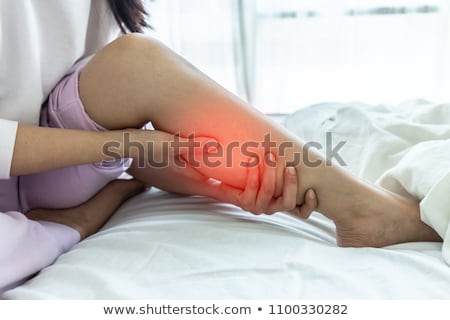 Foto stock: Pain In A Leg Concept