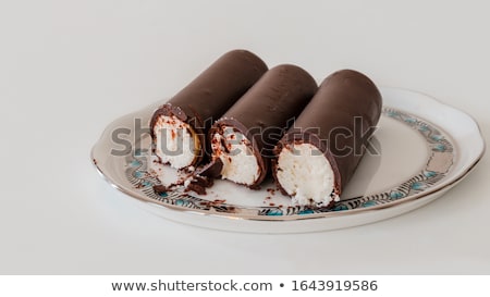 [[stock_photo]]: Cottage Cheese Curd Dessert On White