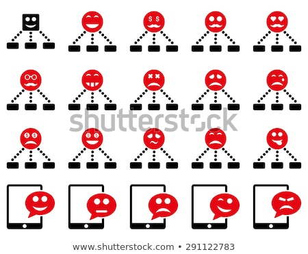 [[stock_photo]]: Emotion Hierarchy And Sms Icons