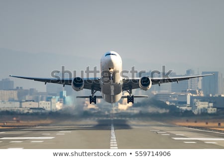 Stok fotoğraf: Departing Aircraft