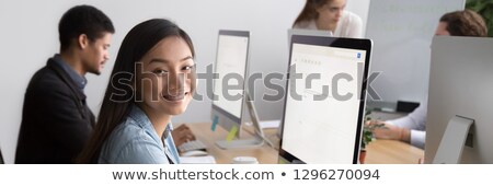 Stockfoto: Young Businesswoman In The Office