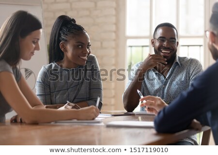 Foto stock: Great Atmosphere In Business Meeting