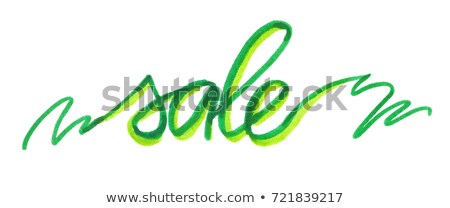 Zdjęcia stock: Hand With Highlighter Writing Big Sale