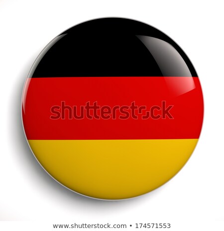 Сток-фото: German Flag Oval Button