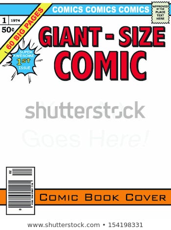 Stockfoto: Comic Book Hero Pose