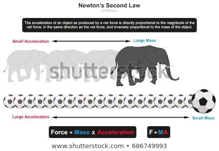 ストックフォト: Newtons Second Law