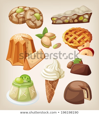 Foto stock: Italian Christmas Cakes Collection