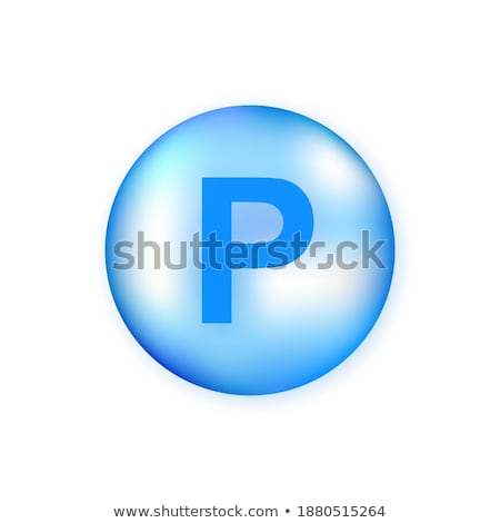 Stock photo: Blue Pills For Healthy Diet Nutrition Supplements Pill And Prob