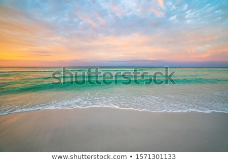 Сток-фото: Sunset On The Beach