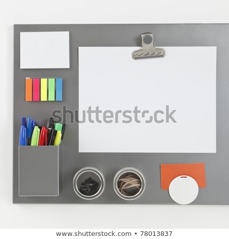 Stock photo: Gray Magnetic Board