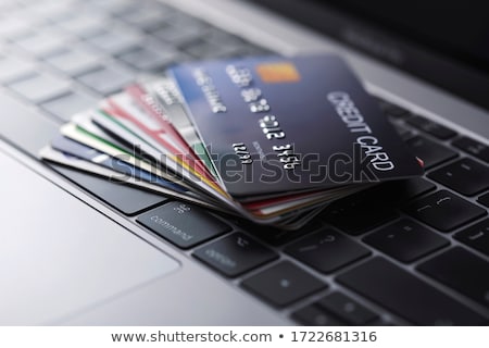 Foto d'archivio: Online Banking With Credit Card