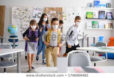 Stok fotoğraf: Children At School Classroom
