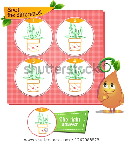 Stockfoto: Aloe Find 2 Identical