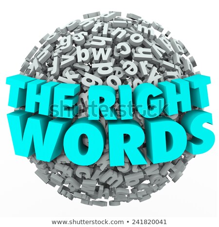 Stok fotoğraf: Searching For The Right Words
