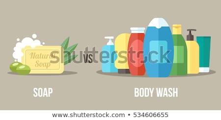 ストックフォト: Vector Illustration Of Shampoo Bottle