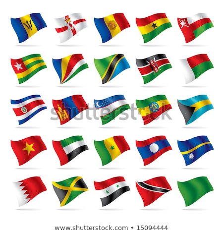 Stock photo: United Arab Emirates And Trinidad And Tobago Flags