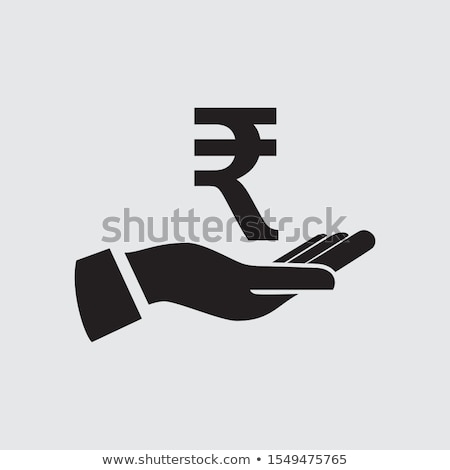 ストックフォト: Rupee Sign Vector Icon Design