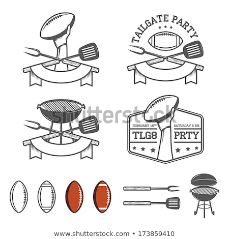 Stock photo: Fathersday Barbecue Vintage