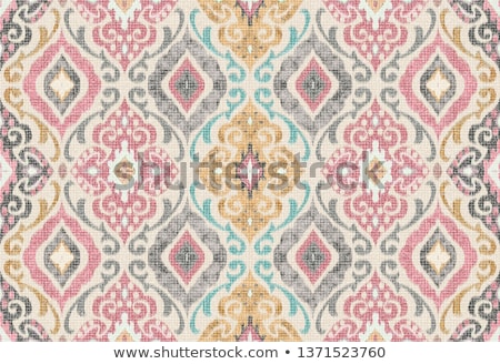 Stock fotó: Abstract Vintage Seamless Damask Pattern