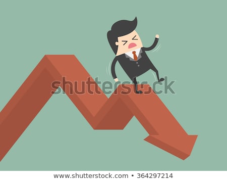 Zdjęcia stock: Businessman Collapsed On White Background