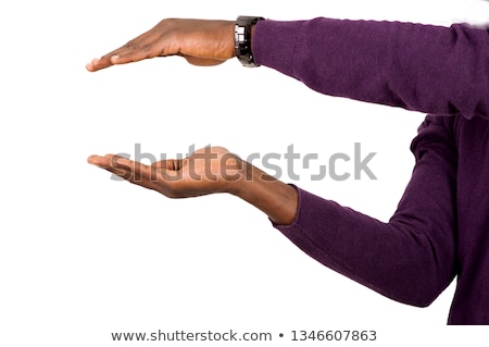 Stockfoto: Close Up Of Businessman Holding Something On Hand