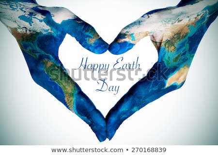 Foto d'archivio: International Earth Day Card For Planet Love