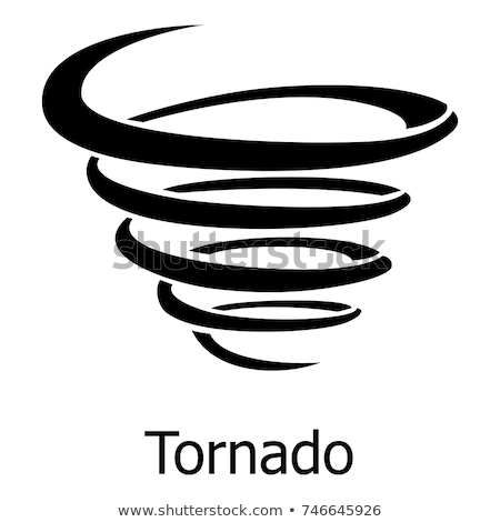 Stok fotoğraf: Tornado Symbol Vector Illustration