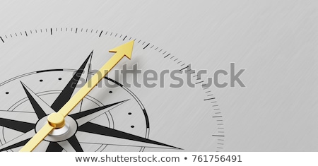 Compass And Copyspace Imagine de stoc © Zerbor