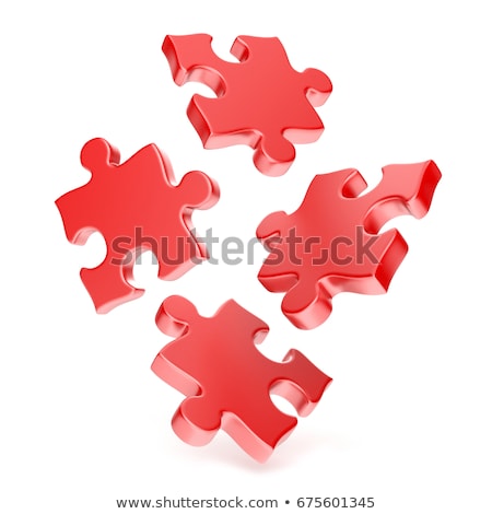 Red Puzzle Foto stock © djmilic