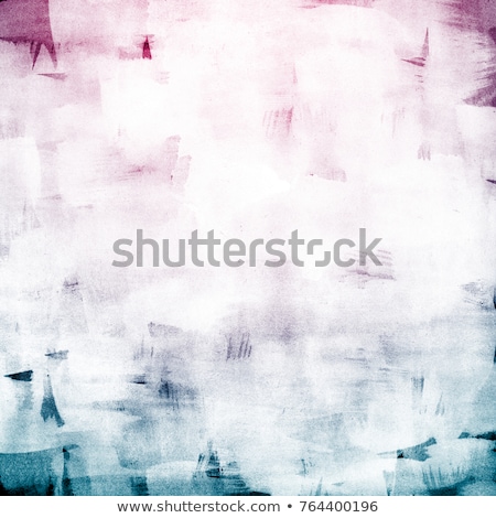 Stock photo: Artistic Abstract Texture Background Blue Acrylic Paint Brush S