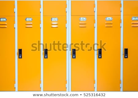 Сток-фото: Orange Locker