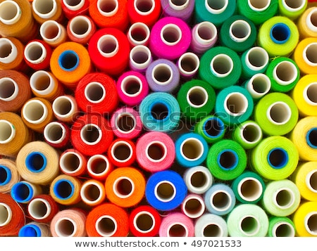 Stock fotó: Coils With Colorful Thread