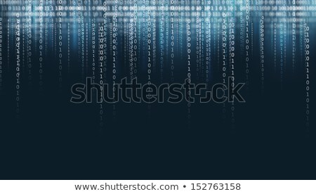 [[stock_photo]]: Abstract Green Matrix Symbols Digital Binary Code On Dark Technology Background