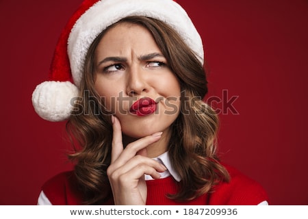 Stock fotó: Female Santa